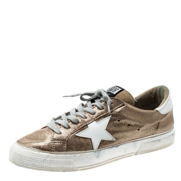 GOLDEN GOOSE May Gold Star Sneaker 37 - Picture 1 of 9
